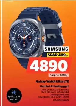 Power SAMSUNG Galaxy Watch Ultra LTE Gemini Al indbygget tilbud