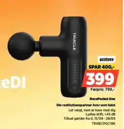 Power TRIACLE RecoPocket OneDin restitutionspartner hvor som helst tilbud
