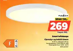 Power nedis Smart loftslampe Fjernstyr og indstil timere tilbud