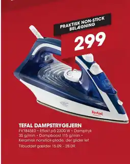 Punkt1 Tefal Dampstrygejern tilbud