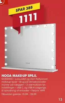 Punkt1 NOOA Make-up spejl tilbud