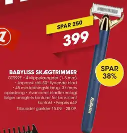 Punkt1 Babyliss Skægtrimmer tilbud