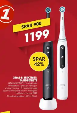 Punkt1 Oral-B Elektrisk tandbørste tilbud