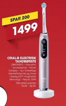 Punkt1 Oral-B Elektrisk tandbørste tilbud