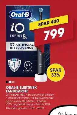 Punkt1 Oral-B Elektrisk tandbørste tilbud