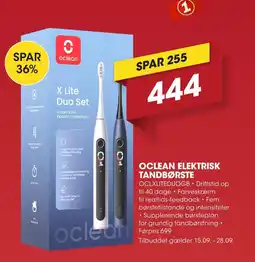 Punkt1 Oclean Elektrisk tandbørste tilbud