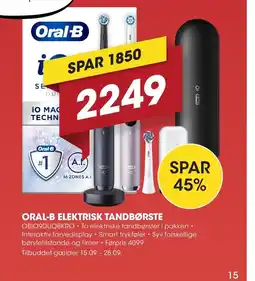 Punkt1 Oral-B Elektrisk tandbørste tilbud