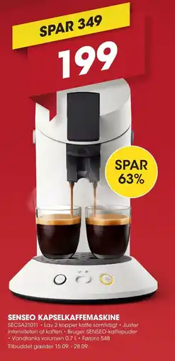 Punkt1 Senseo Kapselkaffemaskine tilbud