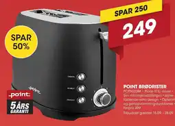 Punkt1 Point Brødrister tilbud