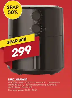 Punkt1 Kulz Airfryer tilbud