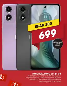 Punkt1 Motorola Moto E14 64 GB tilbud