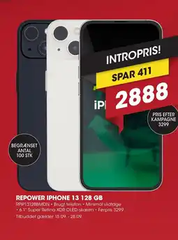 Punkt1 Repower iphone 13 128 GB tilbud