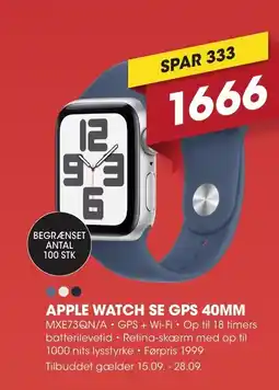 Punkt1 Apple watch SE GPS 40mm tilbud