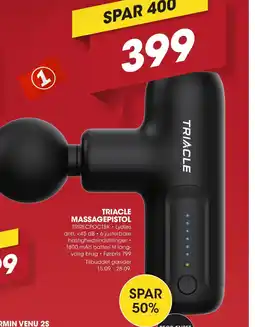 Punkt1 TRIACLE Massagepistol tilbud