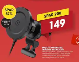 Punkt1 Dacota Magnetisk trådløs biloplader tilbud