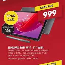 Punkt1 LENOVO Tab M11 11" Wifi tilbud