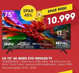 Punkt1 LG 75" 4K QNED evo miniled TV tilbud