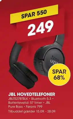 Punkt1 JBL Hovedtelefoner tilbud