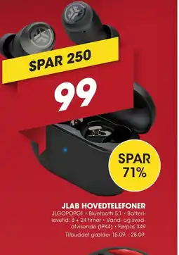 Punkt1 JLAB Hovedtelefoner tilbud
