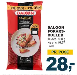 Let-Køb Daloon forårs- ruller tilbud