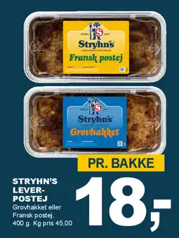 Let-Køb Stryhn's lever- postej tilbud