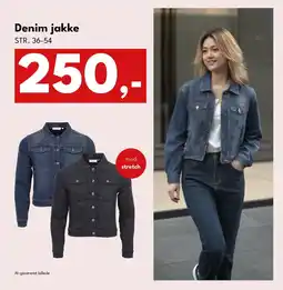 Dansk Outlet Denim jakke tilbud