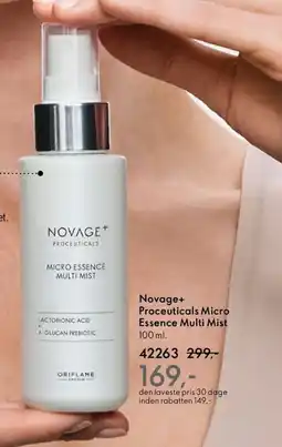 Oriflame Novage+ Proceuticals Micro Essence Multi Mist tilbud