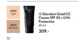 Oriflame Giordani Gold CC Cream SPF 30+ UVA Protection tilbud
