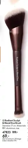 Oriflame Radiant Sculpt & Blend Duo Brush tilbud