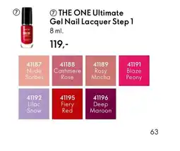 Oriflame THE ONE Ultimate Gel Nail Lacquer Step 1 tilbud