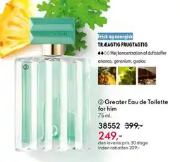 Oriflame Greater Eau de Toilette for him tilbud