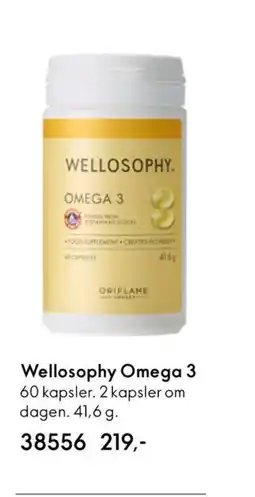 Oriflame Wellosophy Omega 3 tilbud