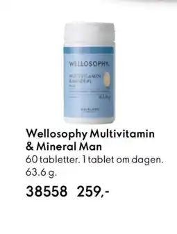 Oriflame Wellosophy Multivitamin & Mineral Man tilbud