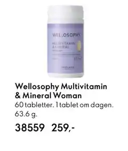 Oriflame Wellosophy Multivitamin & Mineral Woman tilbud