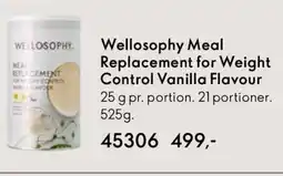 Oriflame Wellosophy Meal Replacement for Weight Control Vanilla Flavour tilbud