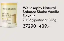 Oriflame Wellosophy Natural Balance Shake Vanilla Flavour tilbud