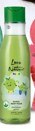 Oriflame Love Nature Kids Hair & Body Wash Cheerful Apple tilbud