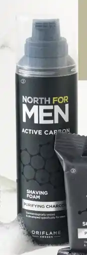 Oriflame North For Men Active Carbon Shaving Foam tilbud