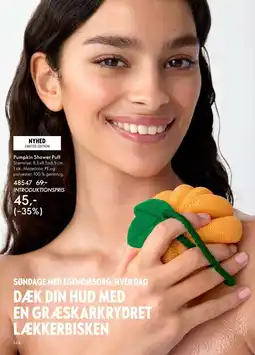 Oriflame Pumpkin Shower Puff tilbud