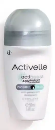 Oriflame Activelle Invisible Fresh anti-perspirant deodorant tilbud