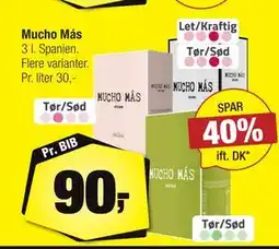 Calle Mucho Más, DKK 90 tilbud