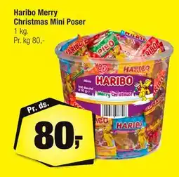 Calle Haribo Merry Christmas Mini Poser, DKK 80 tilbud