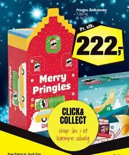 Calle Pringles Julekalender, DKK 222 tilbud