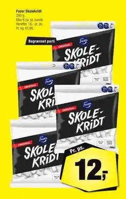 Calle Fazer Skolekridt, DKK 12 tilbud