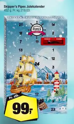 Calle Skipper’s Pipes Julekalender, DKK 99 tilbud