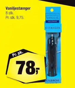 Calle Vaniljestænger, DKK 78 tilbud