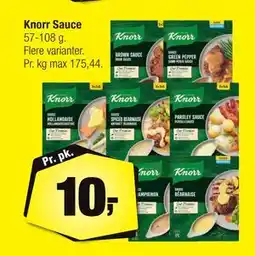 Calle Knorr Sauce, DKK 10 tilbud