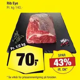 Calle Rib Eye, DKK 70 tilbud