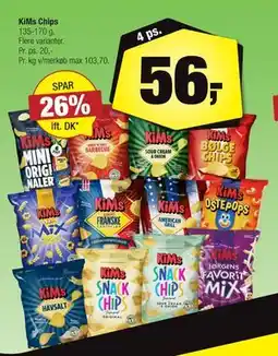 Calle KiMs Chips, DKK 56 tilbud
