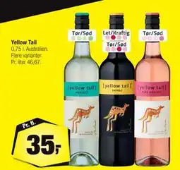 Calle Yellow Tail, DKK 35 tilbud